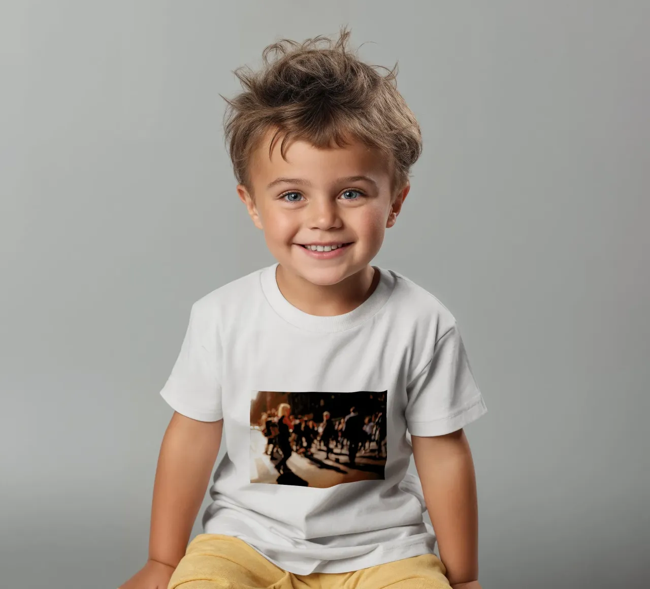 Crowd t-shirt bambini da Philipp Reinhard