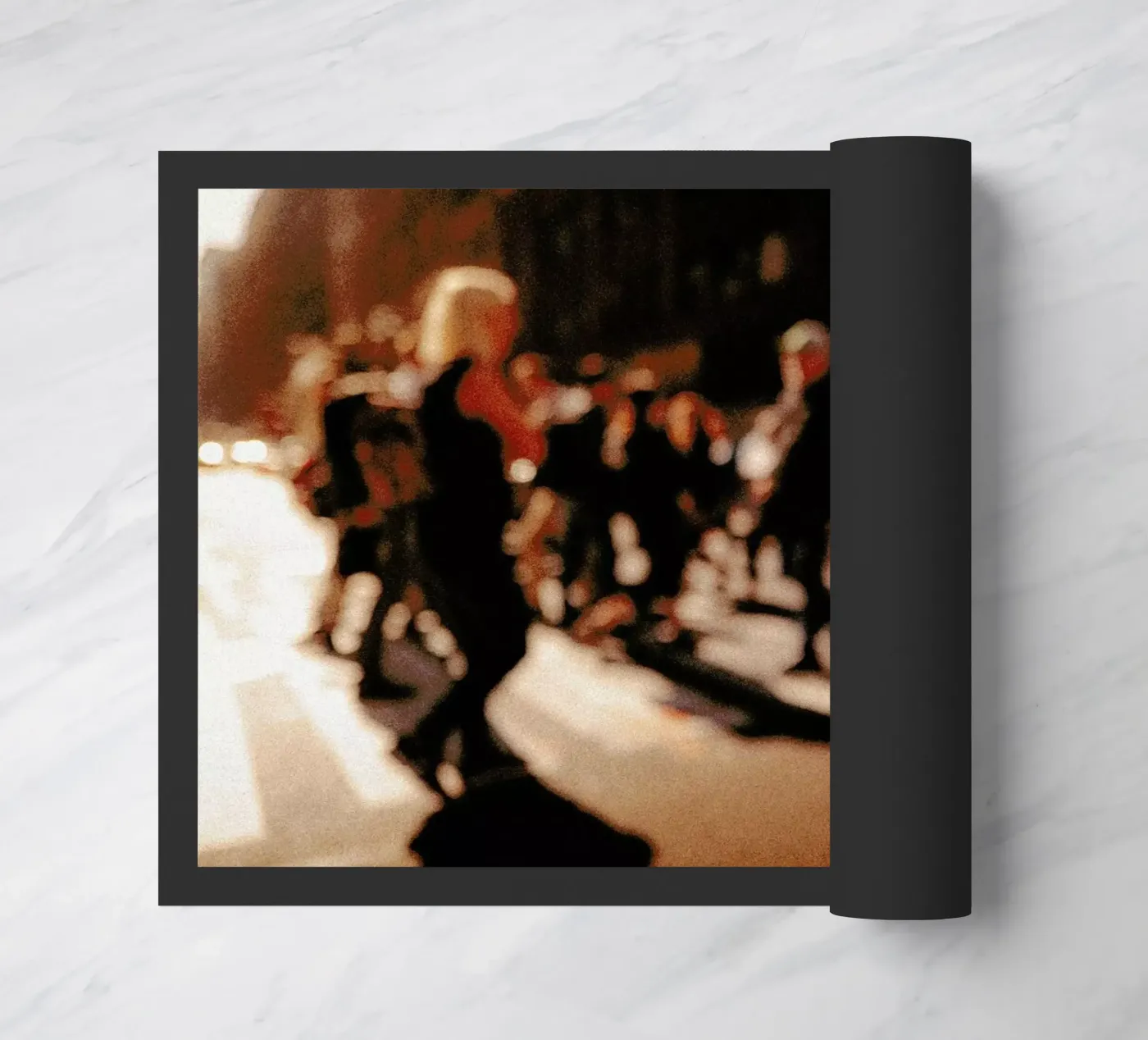 Crowd doormat by Philipp Reinhard