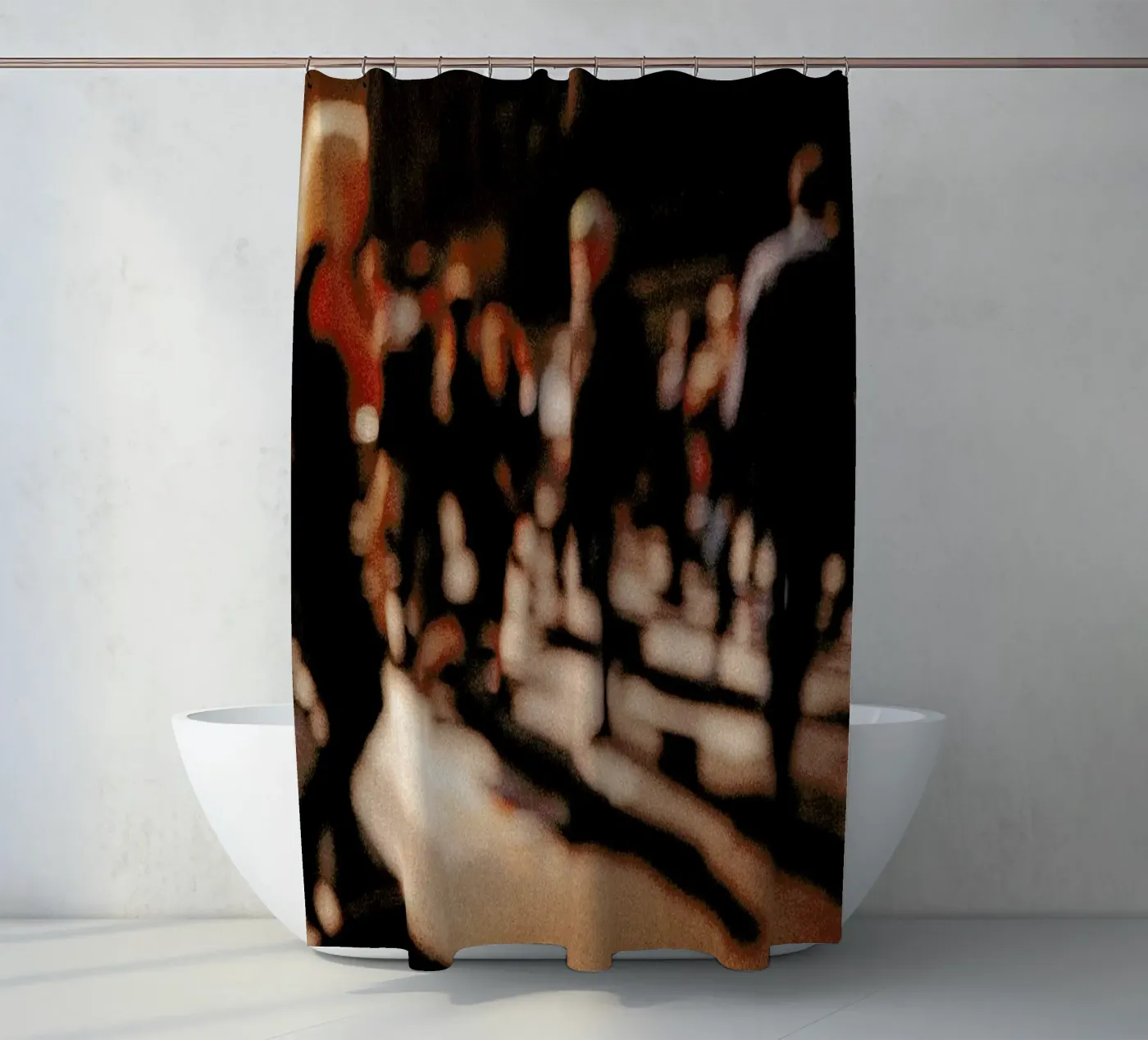 Crowd shower curtain by Philipp Reinhard