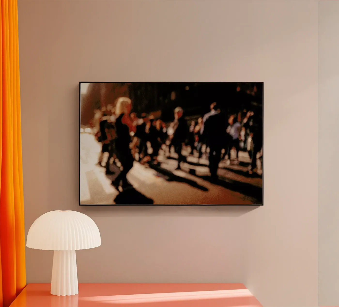 Crowd acrylic glass by Philipp Reinhard