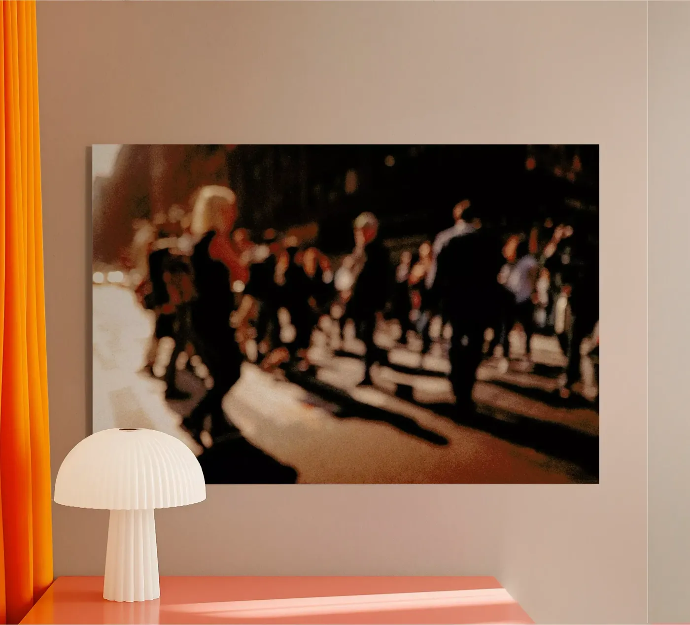 Crowd acrylic glass by Philipp Reinhard