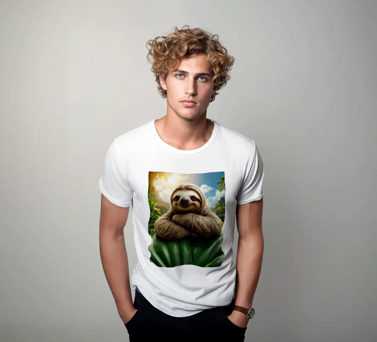 Cosy sloth t-shirt by SlothStella