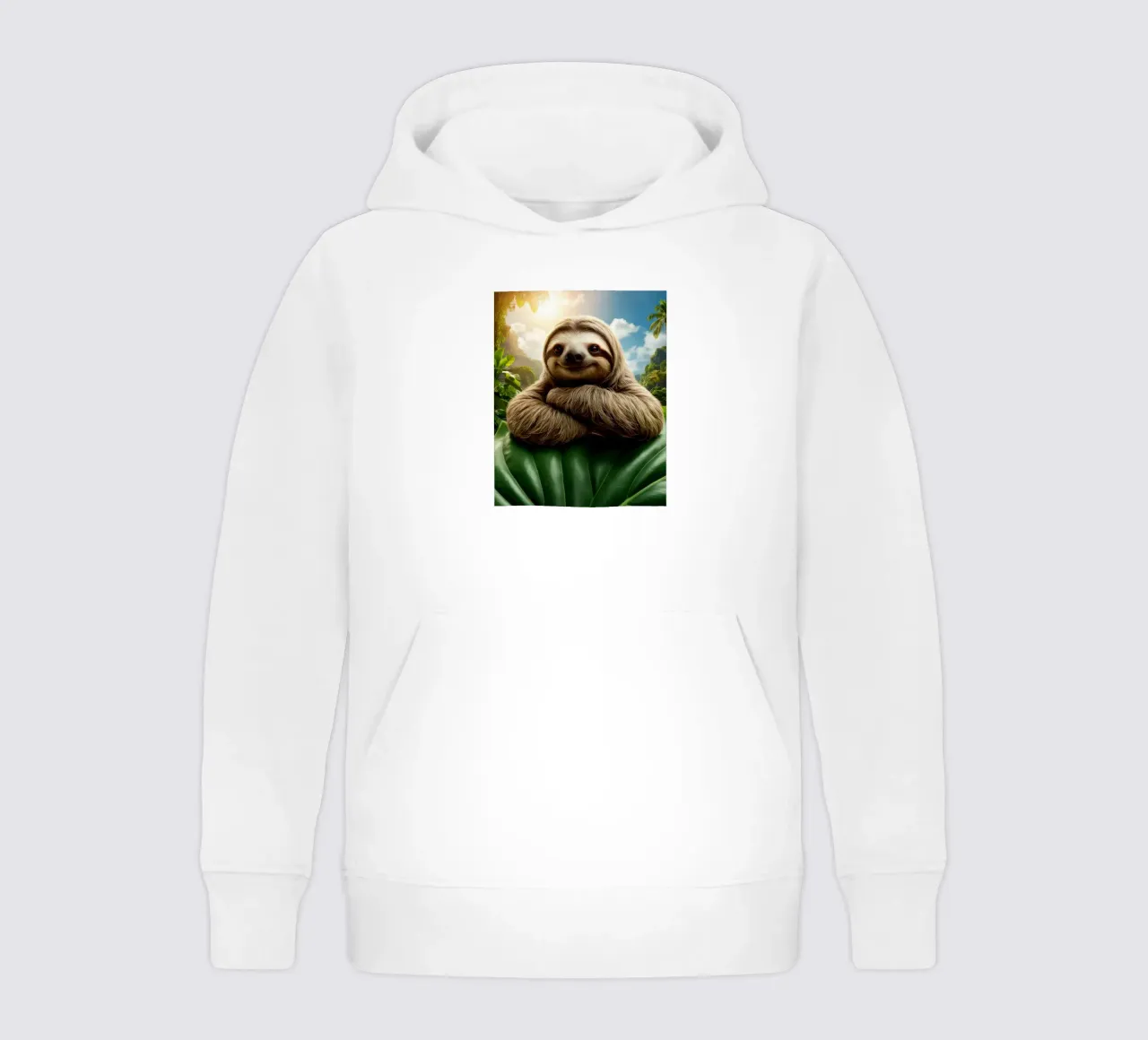 Cosy sloth kids hoodie by SlothStella