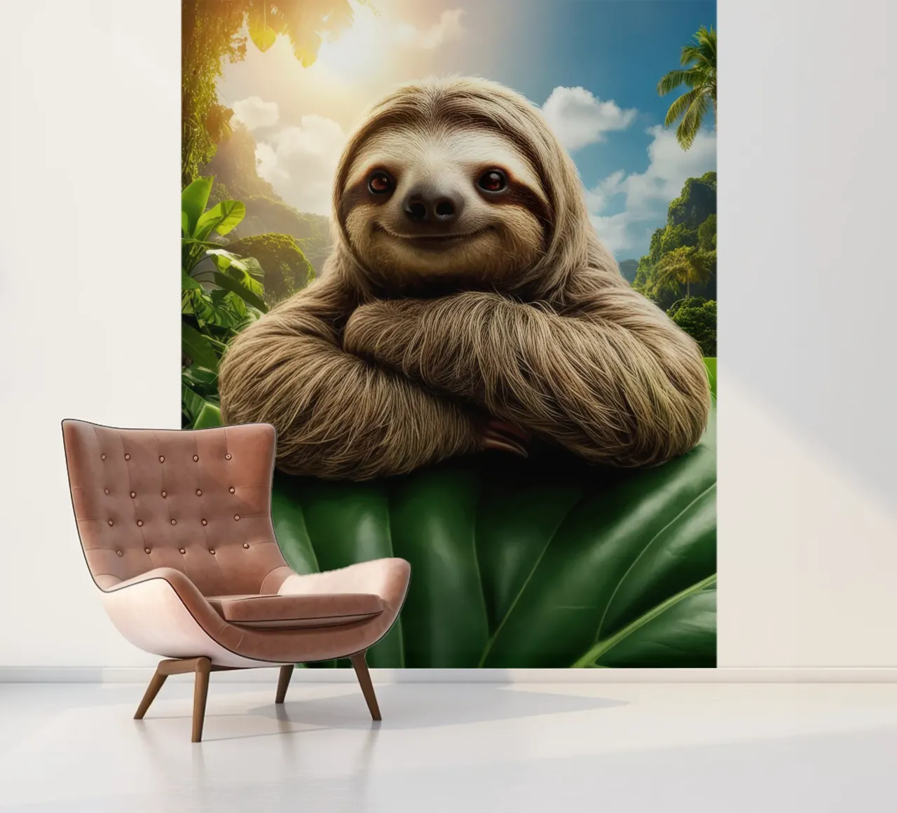 Gemütliches Faultier Fototapete von SlothStella