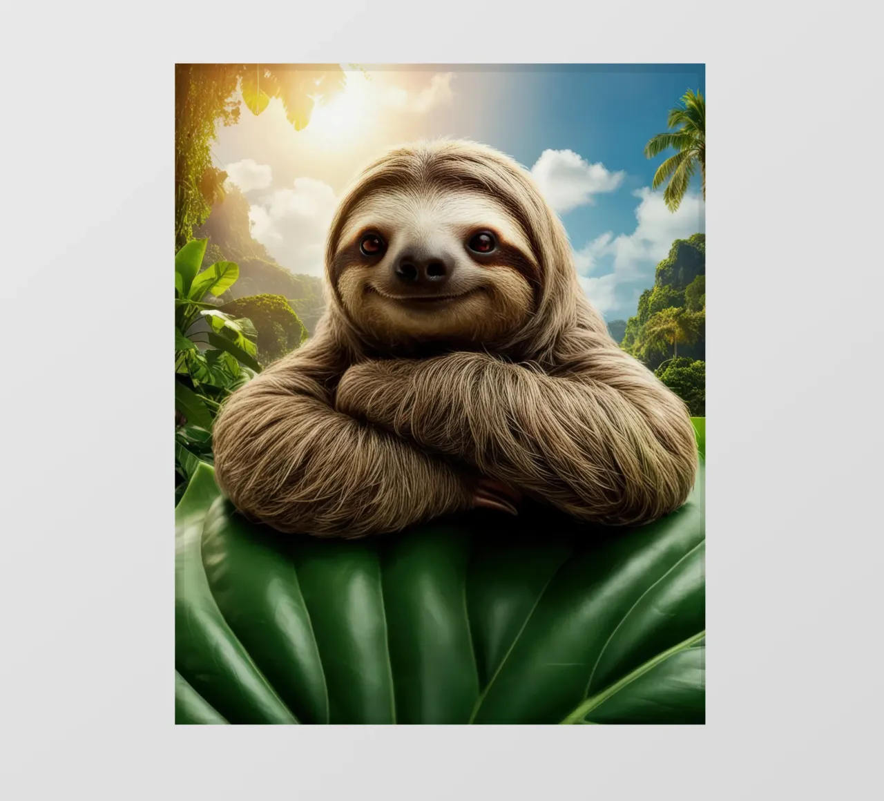 Gemütliches Faultier Fototapete von SlothStella