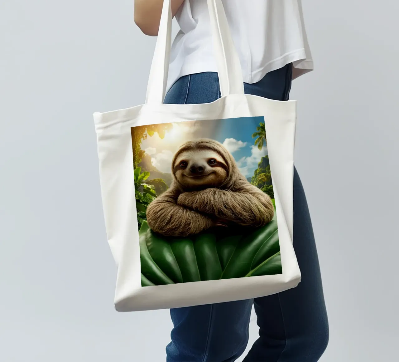 Paresseux confortable tote bag de SlothStella