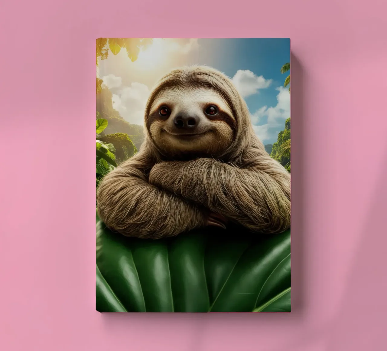Cosy sloth notebook by SlothStella