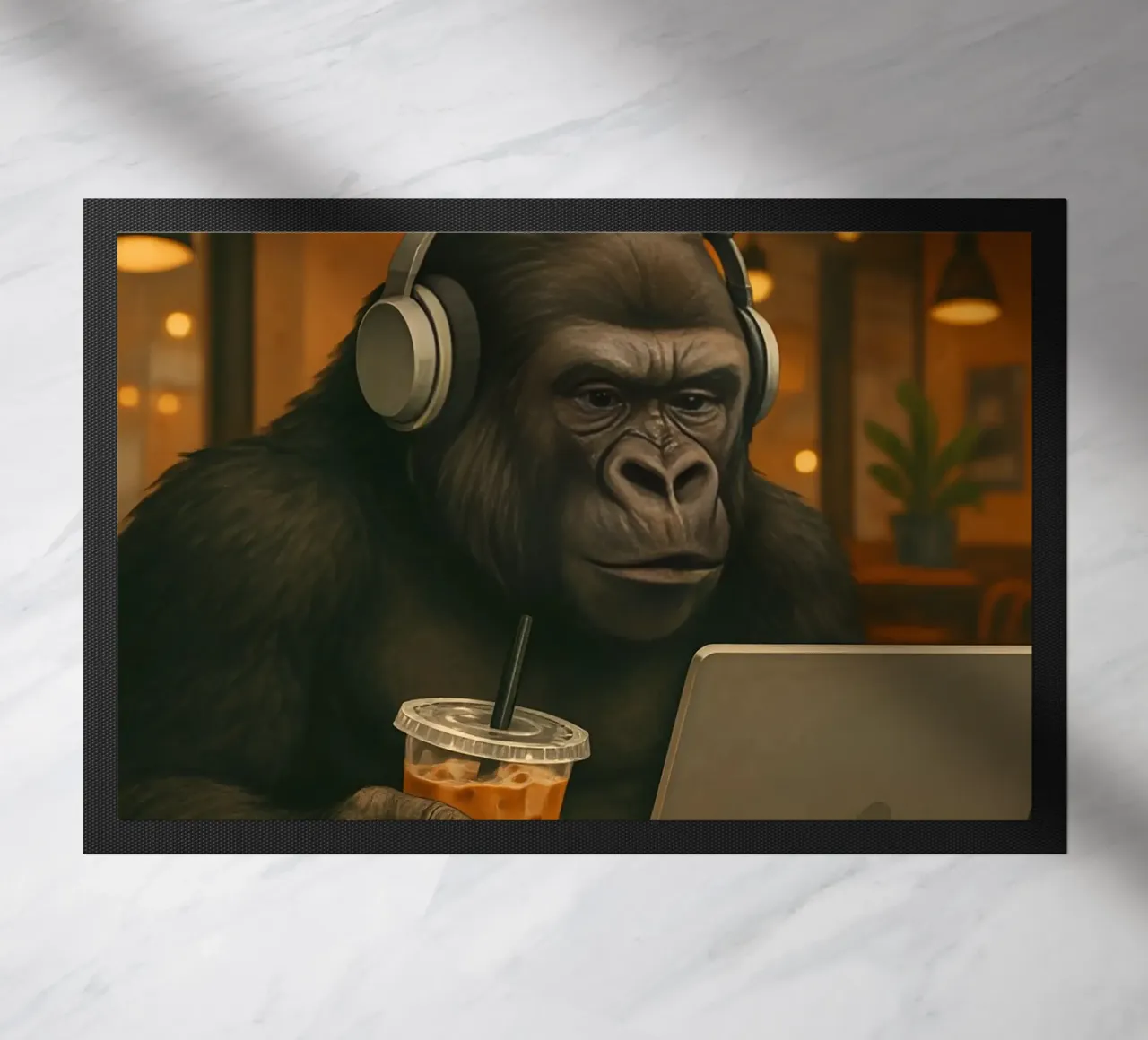 Funny Gorilla Meme zerbino da Funny Humor Art