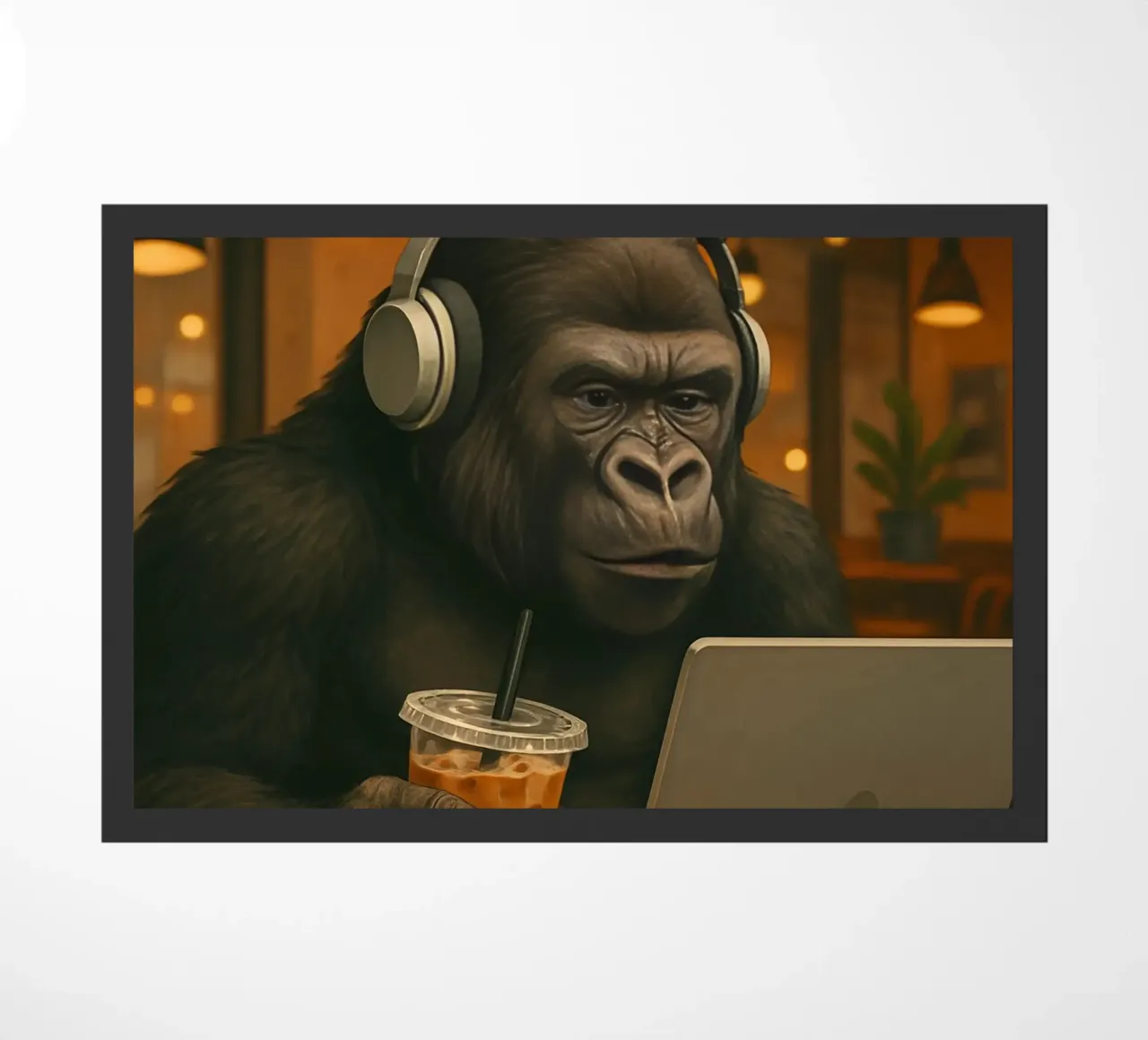 Funny Gorilla Meme zerbino da Funny Humor Art