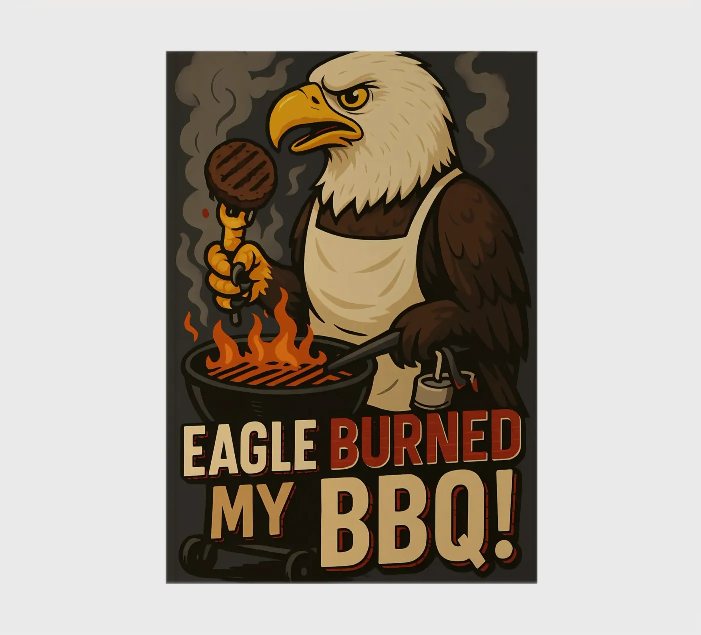 Funny Eagle Meme notebook by Funny Humor Art
