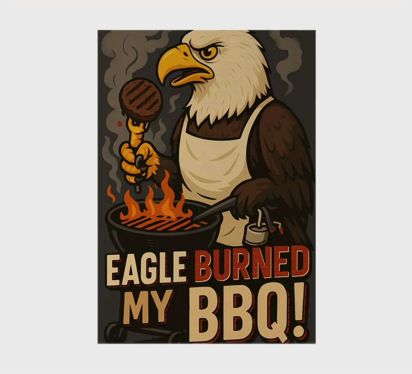 Funny Eagle Meme notebook by Funny Humor Art