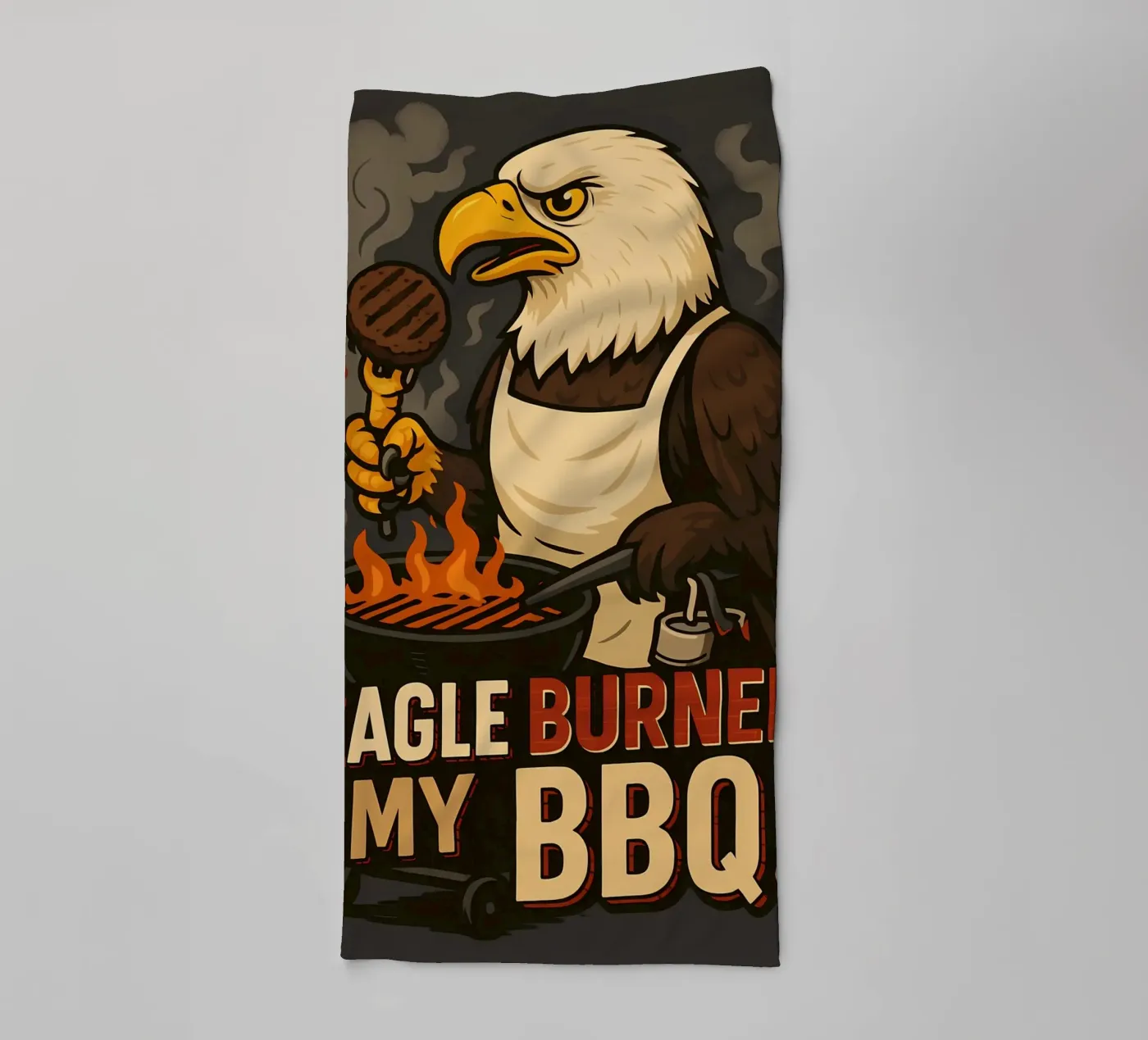 Funny Eagle Meme towel by Funny Humor Art