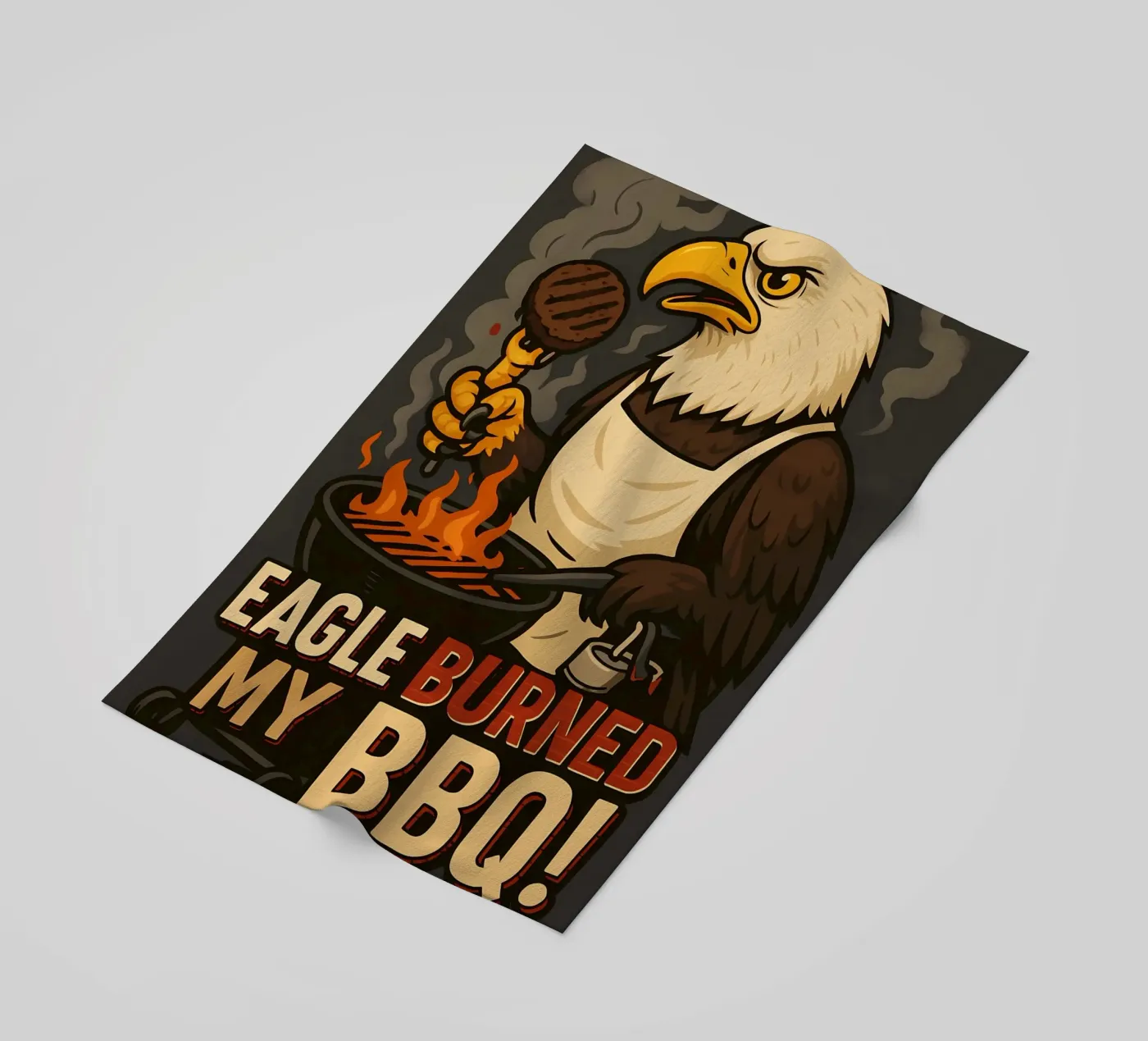 Funny Eagle Meme telo mare da Funny Humor Art