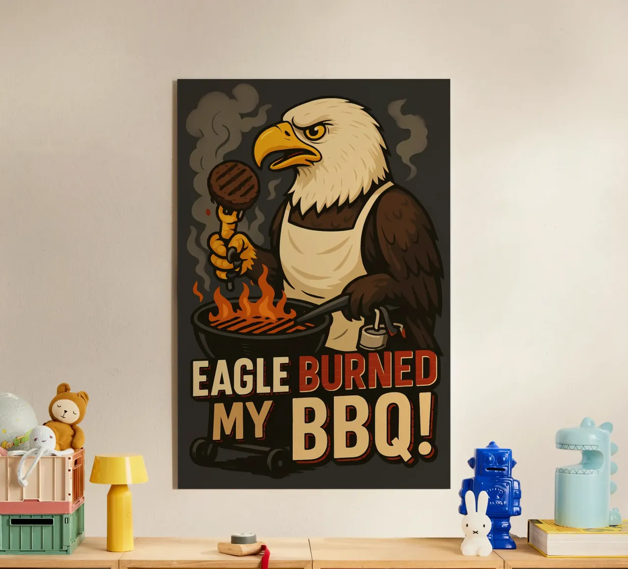 Funny Eagle Meme plexiglass da Funny Humor Art