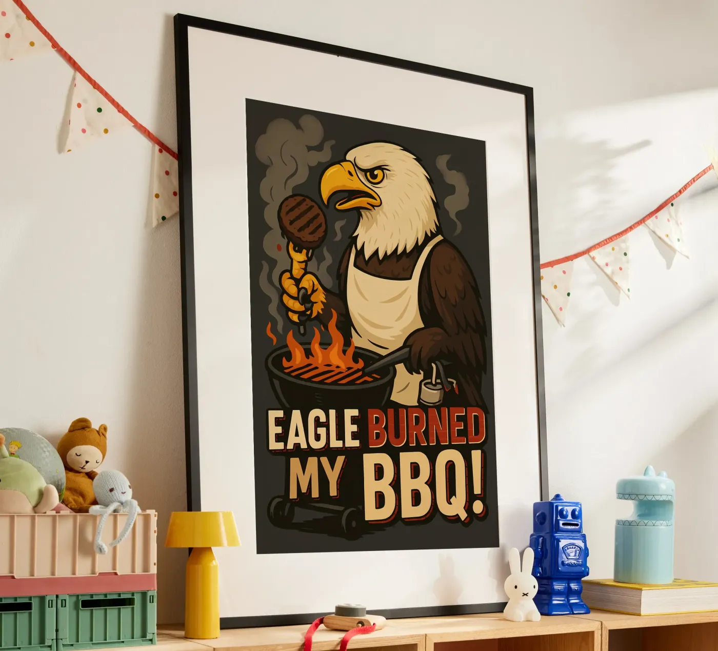 Funny Eagle Meme poster by Funny Humor Art