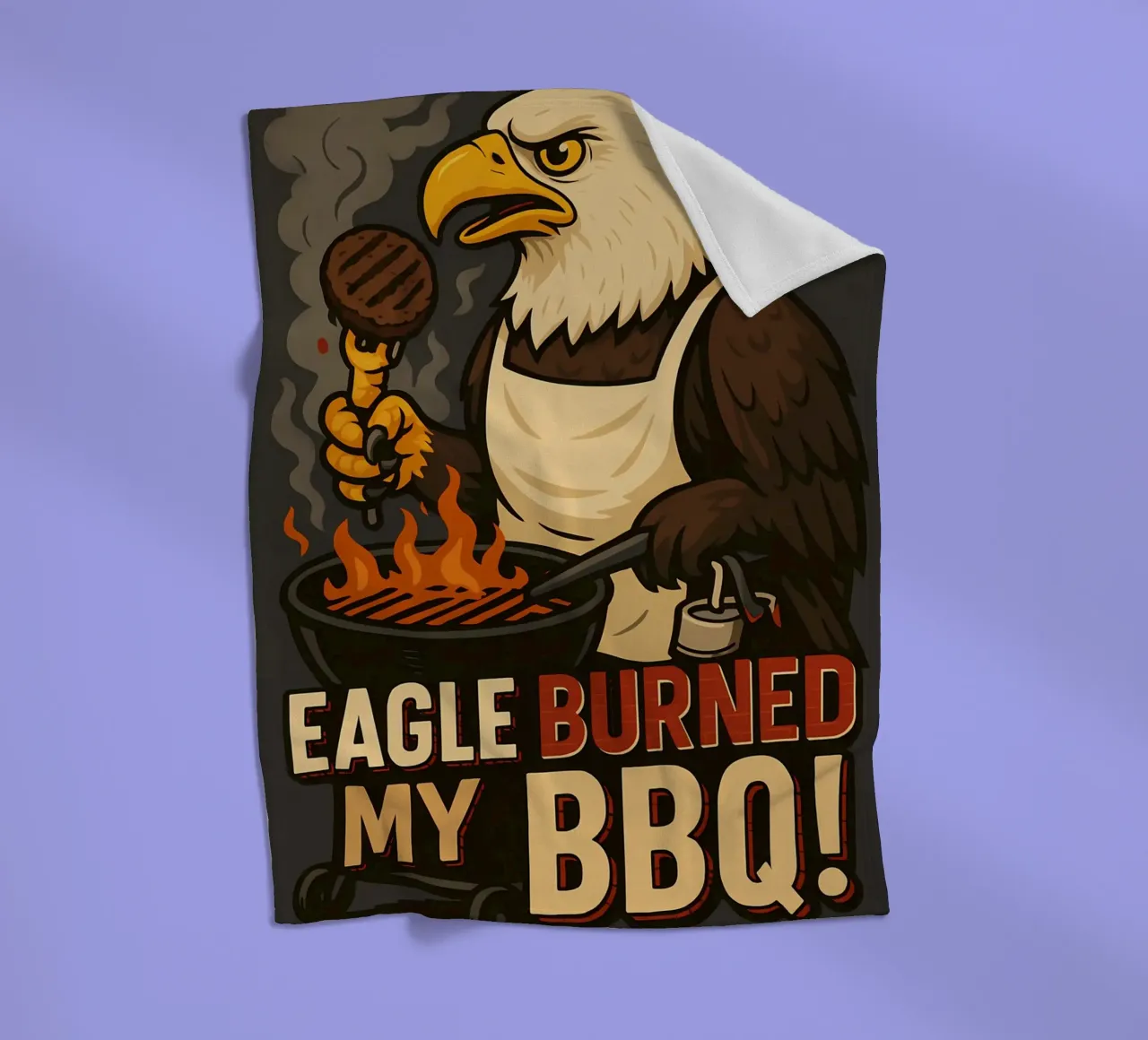 Lustiges Adler Meme Fleecedecke von Funny Humor Art