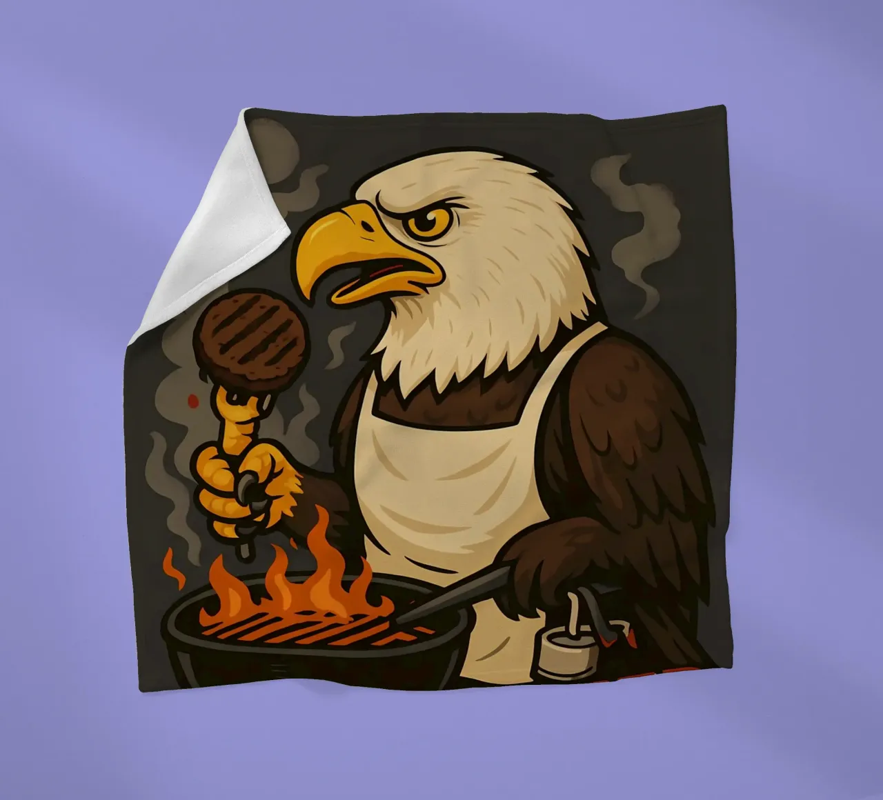 Lustiges Adler Meme Fleecedecke von Funny Humor Art