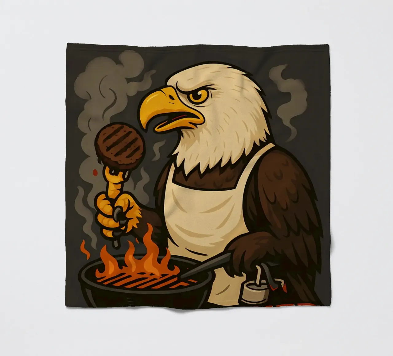 Lustiges Adler Meme Fleecedecke von Funny Humor Art