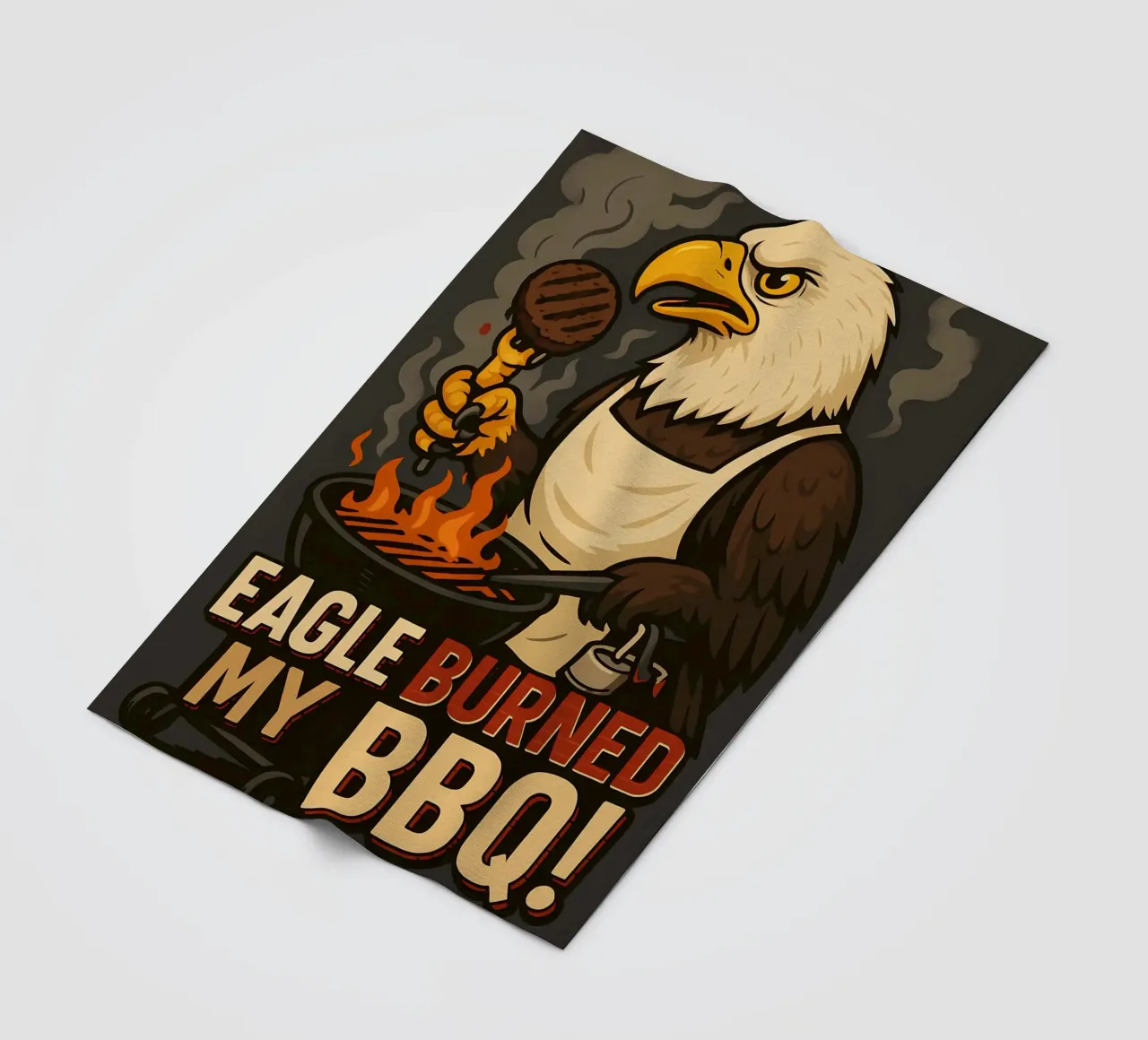 Lustiges Adler Meme Fleecedecke von Funny Humor Art