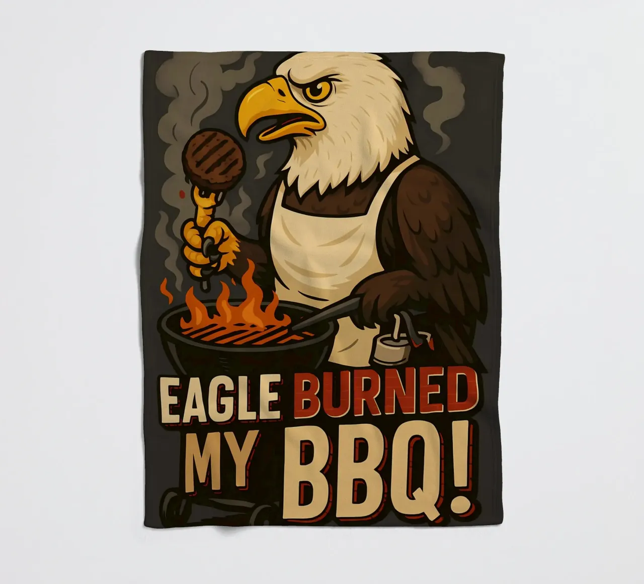 Lustiges Adler Meme Fleecedecke von Funny Humor Art