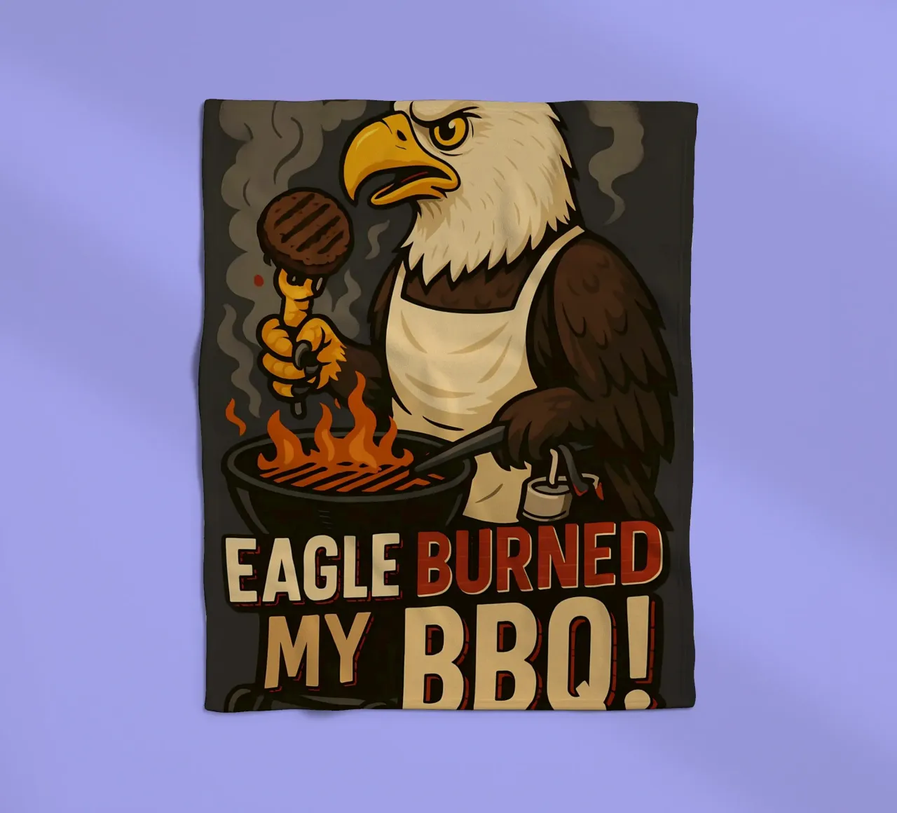 Lustiges Adler Meme Fleecedecke von Funny Humor Art