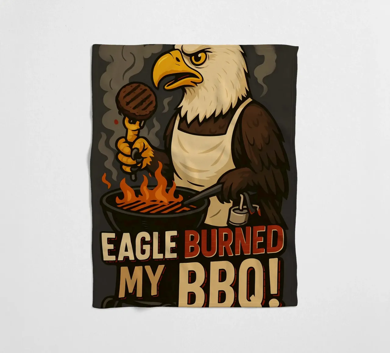 Lustiges Adler Meme Fleecedecke von Funny Humor Art