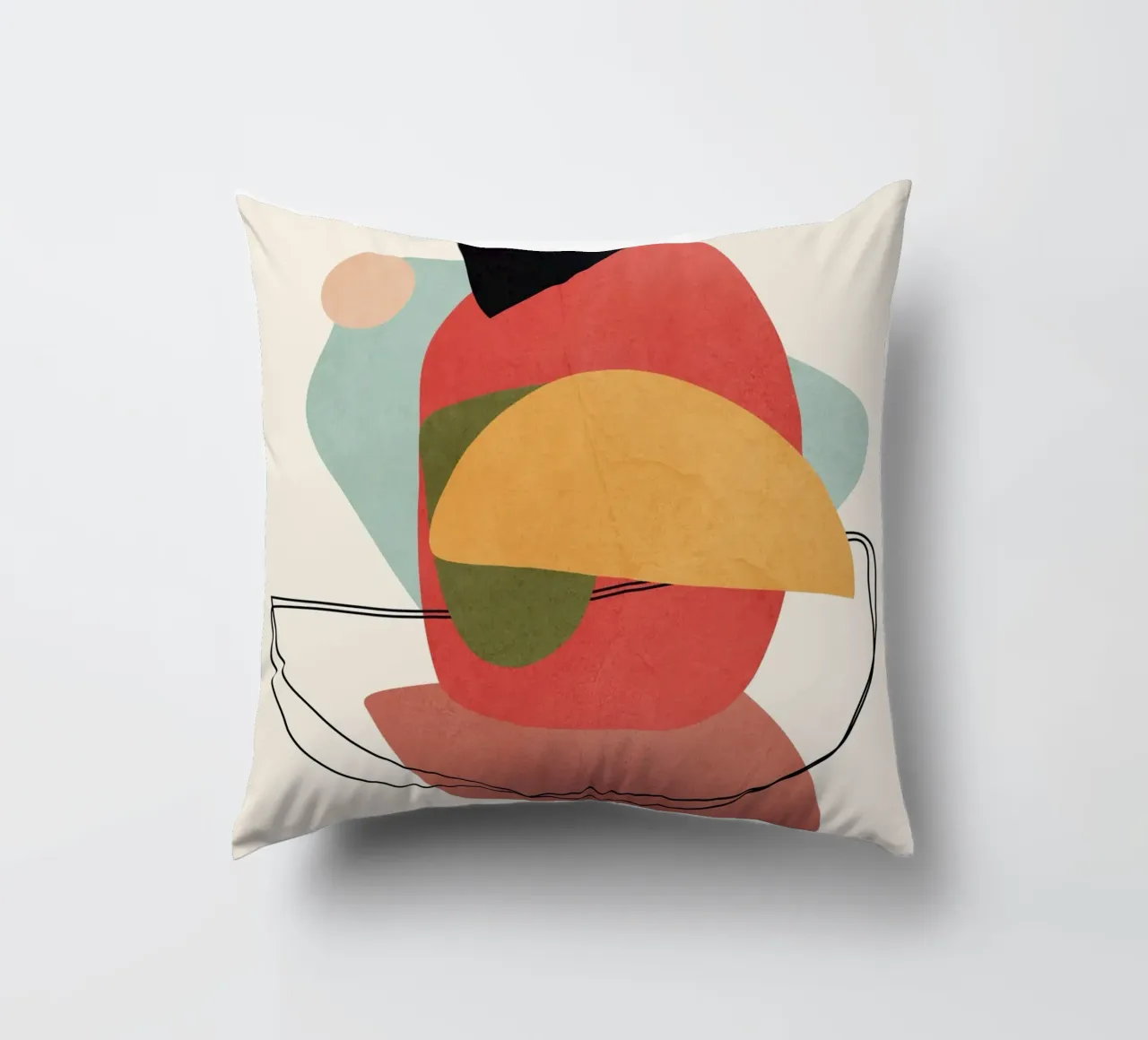 Modern Abstract Art 15 cuscino da Nadjaa