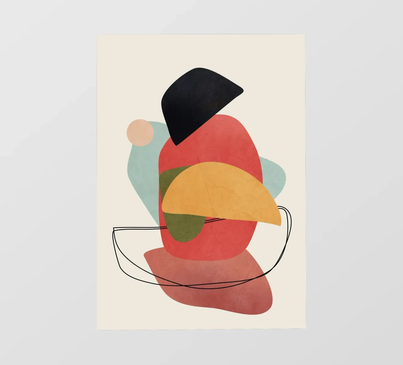 Modern Abstract Art 15 telo in pvc da Nadjaa