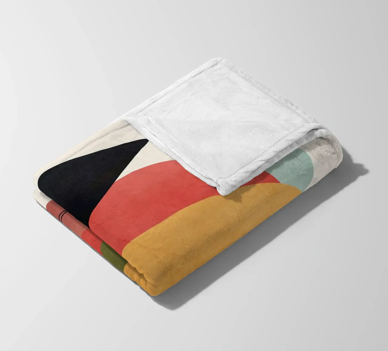 Modern Abstract Art 15 coperta in pile da Nadjaa