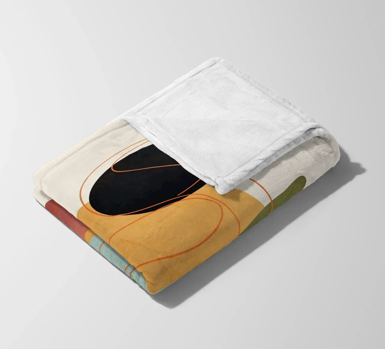 Modern Abstract Art 16 coperta in pile da Nadjaa