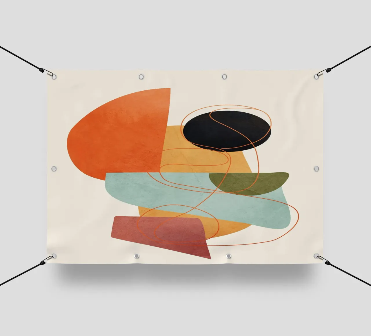 Modern Abstract Art 16 telo in pvc da Nadjaa