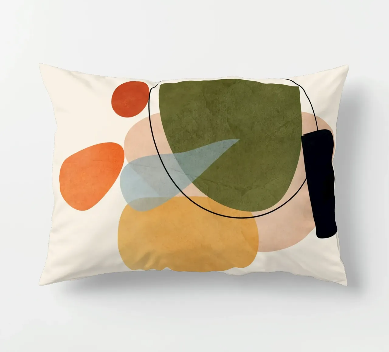 Modern Abstract Art 17 cuscino da Nadjaa