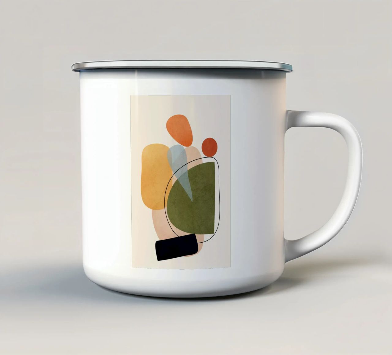 Modern Abstract Art 17 tazza in smalto da Nadjaa