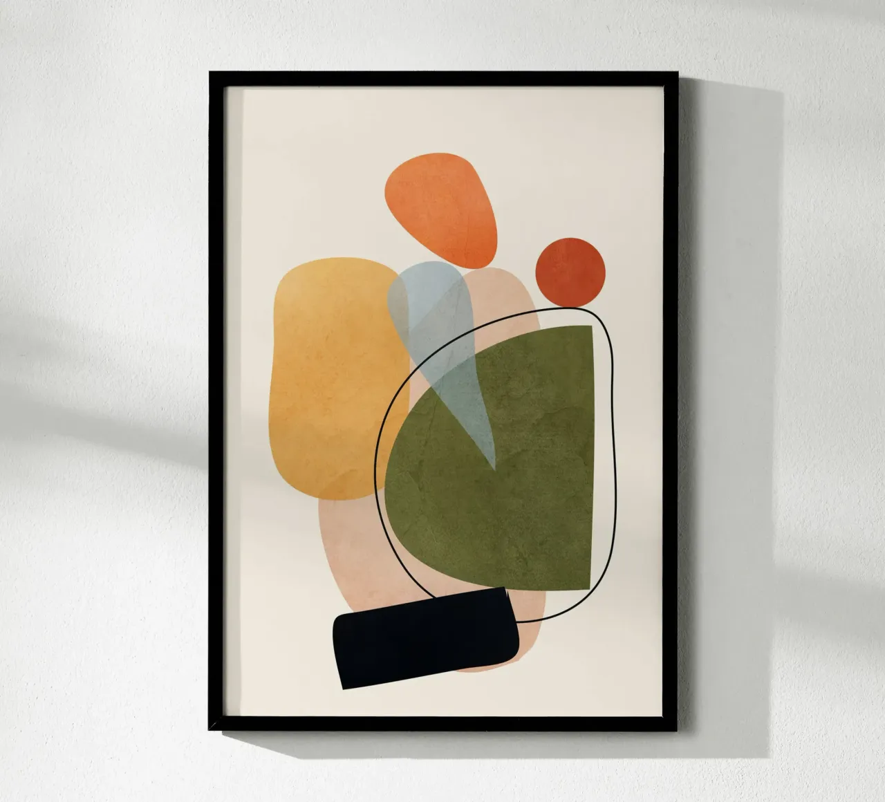 Modern Abstract Art 17 poster da Nadjaa