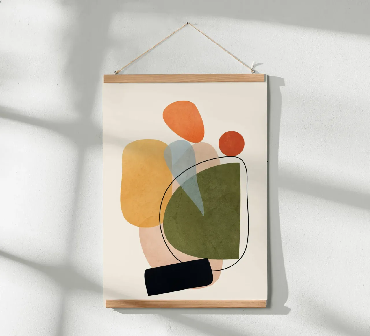 Modern Abstract Art 17 poster da Nadjaa