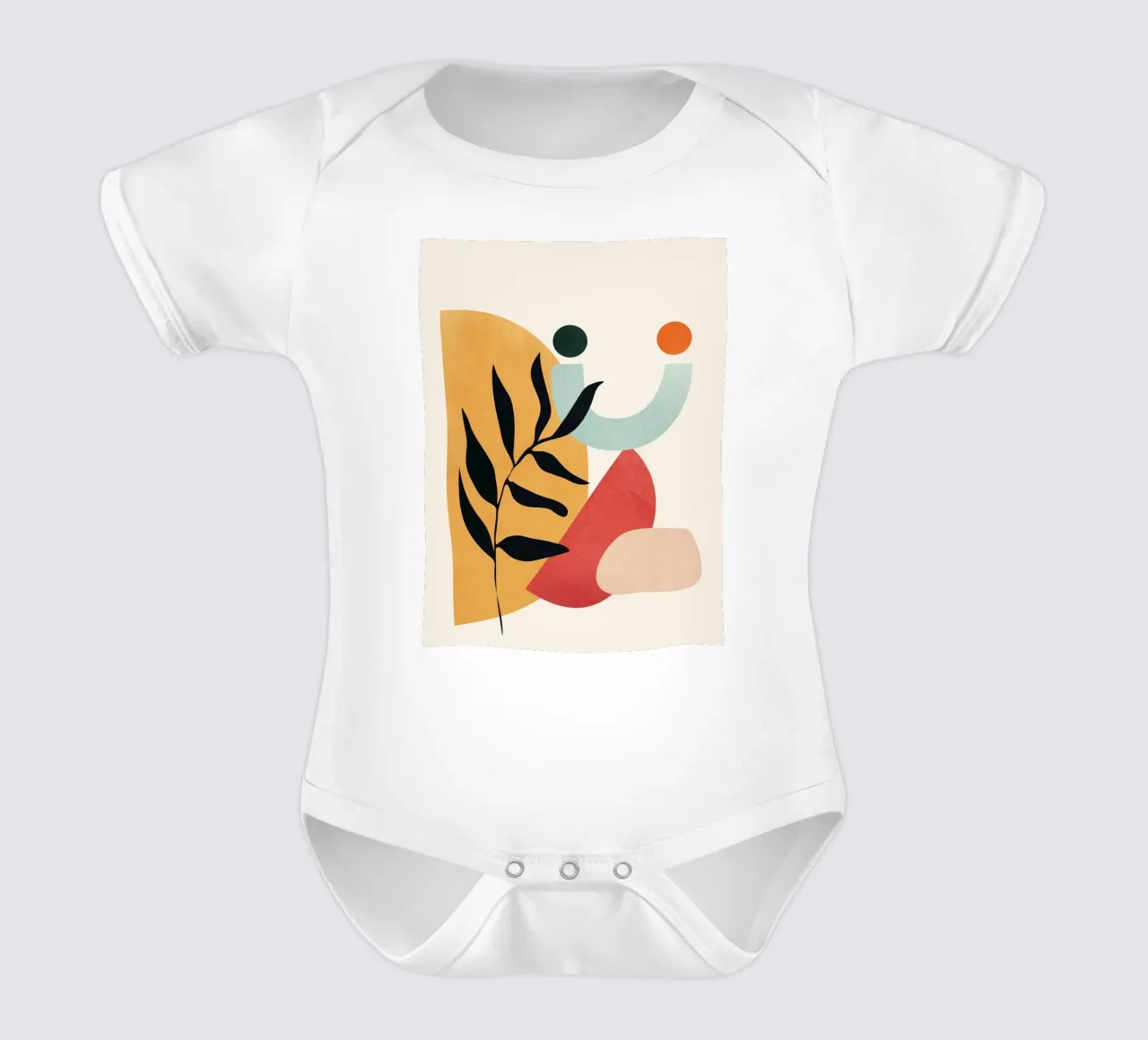 Modern Abstract Art 18 body neonato maniche corte da Nadjaa