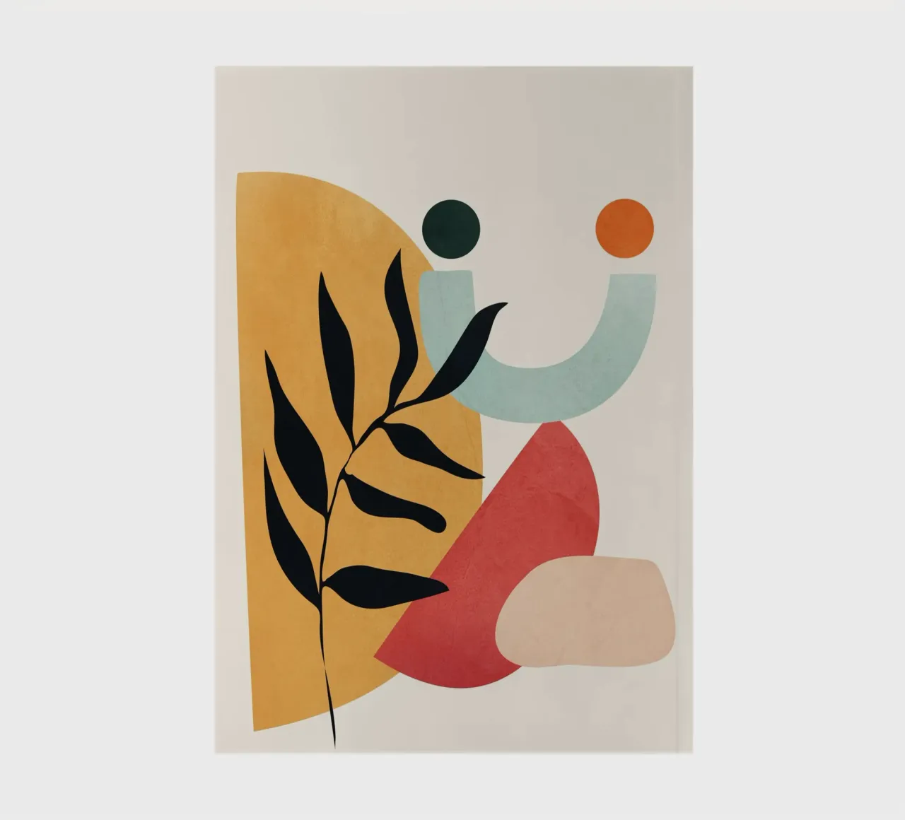 Modern Abstract Art 18 notebook by Nadjaa