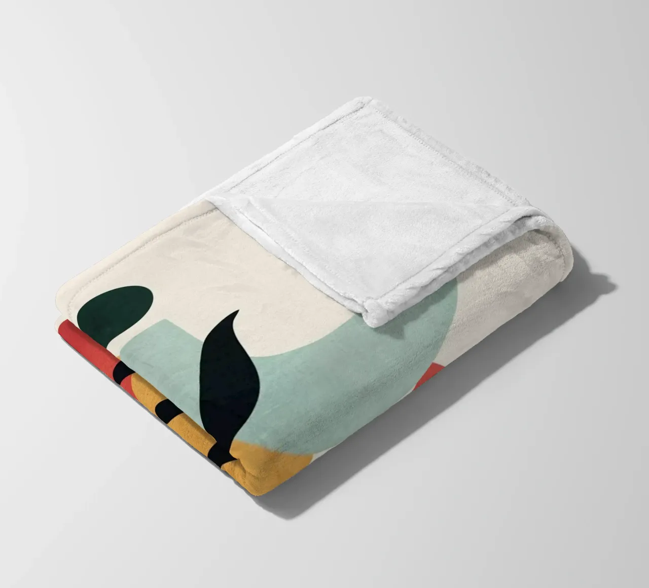 Modern Abstract Art 18 coperta in pile da Nadjaa