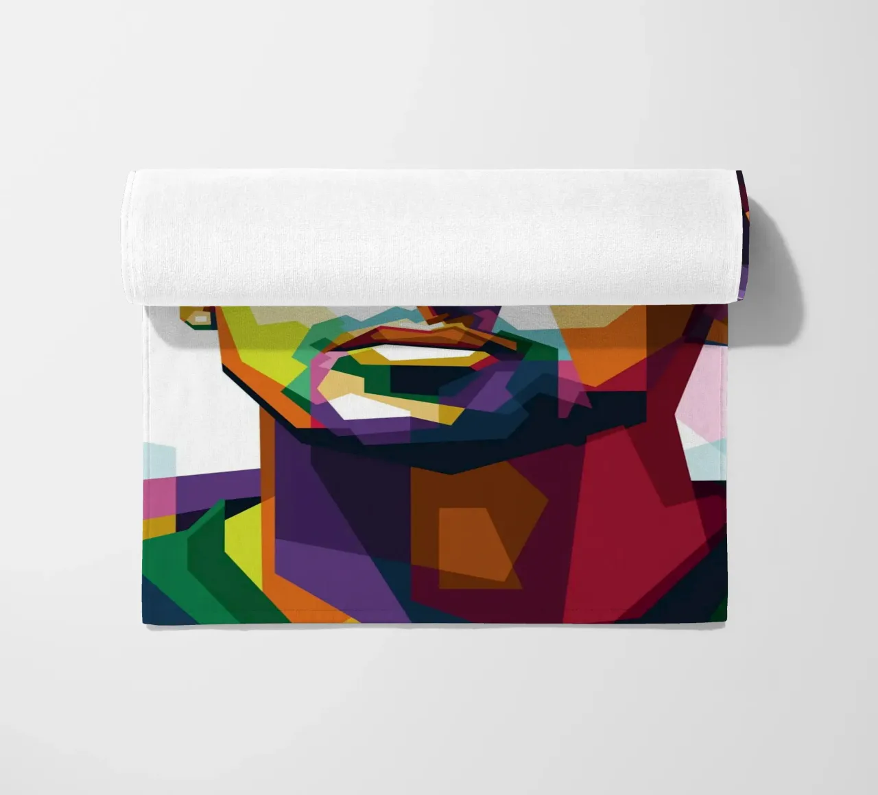 Baby Face Assassin beach towel by Alkahfsmart