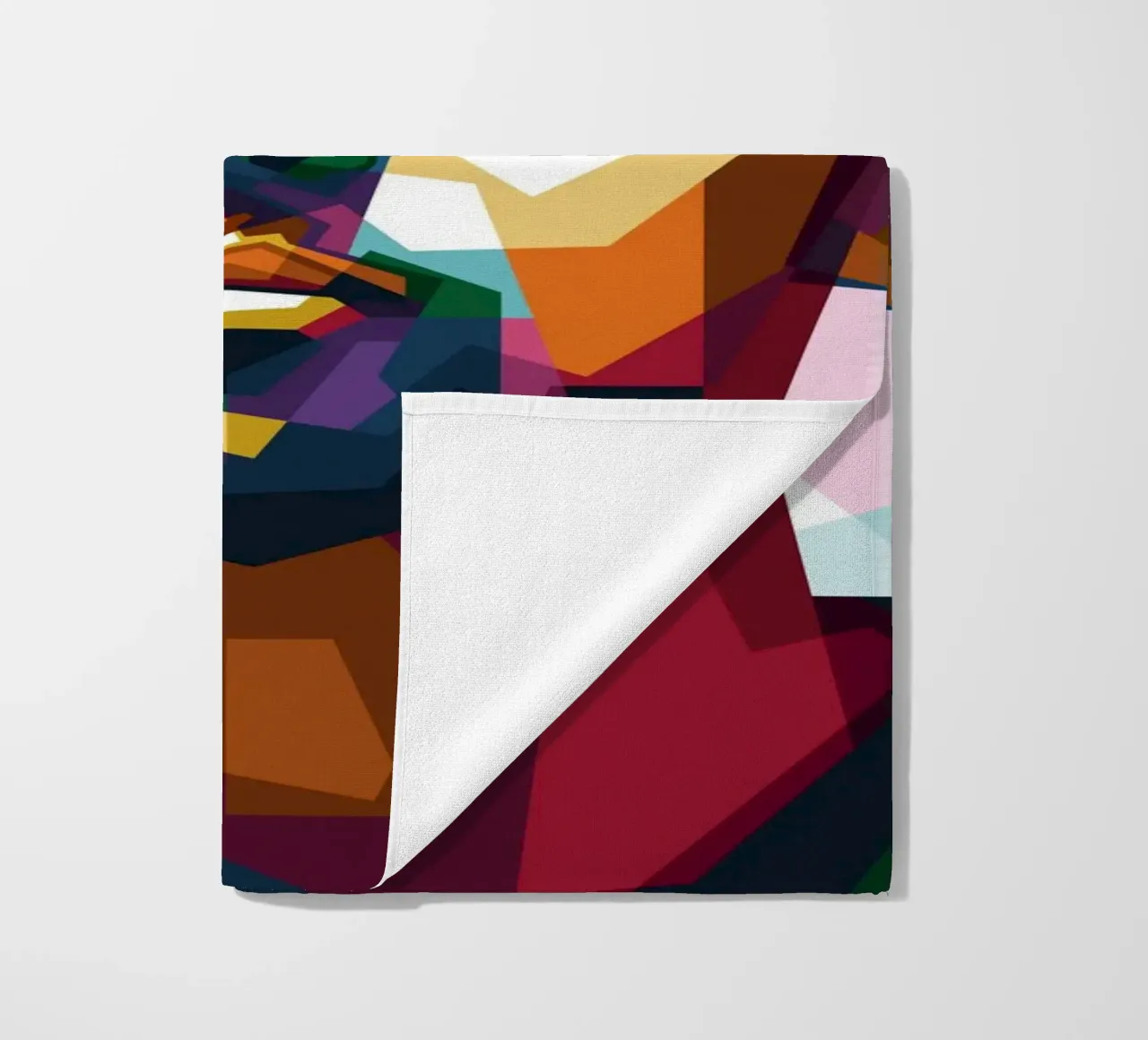 Baby Face Assassin beach towel by Alkahfsmart