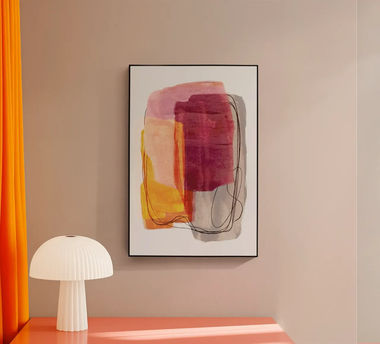 Abstract Brush Strokes 51 plexiglass da Mareike Böhmer
