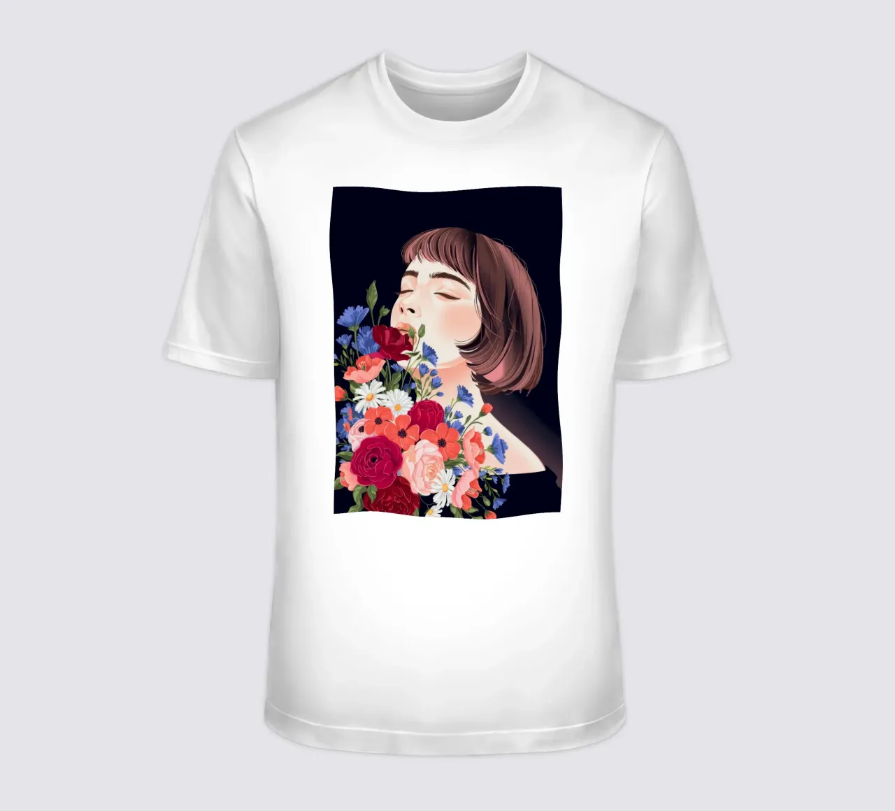 Floral Serenity t-shirt by Silent Hue