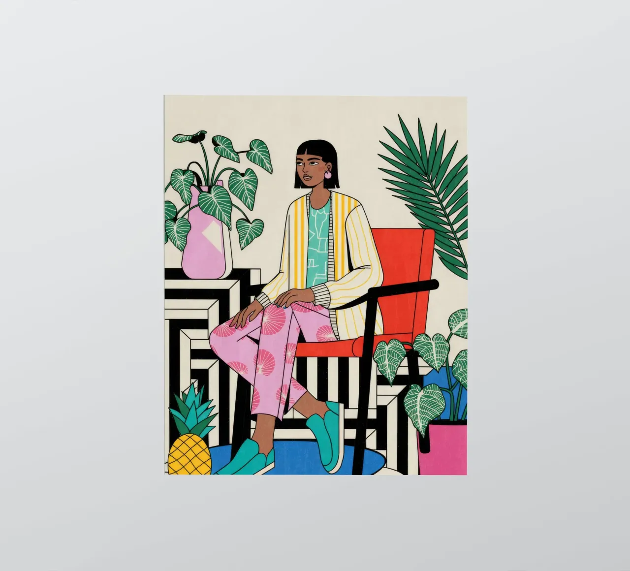 Urbane Oase Sticker von Silent Hue