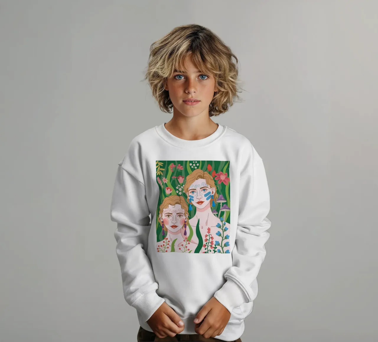Compagni di giardino felpa bambino da Silent Hue