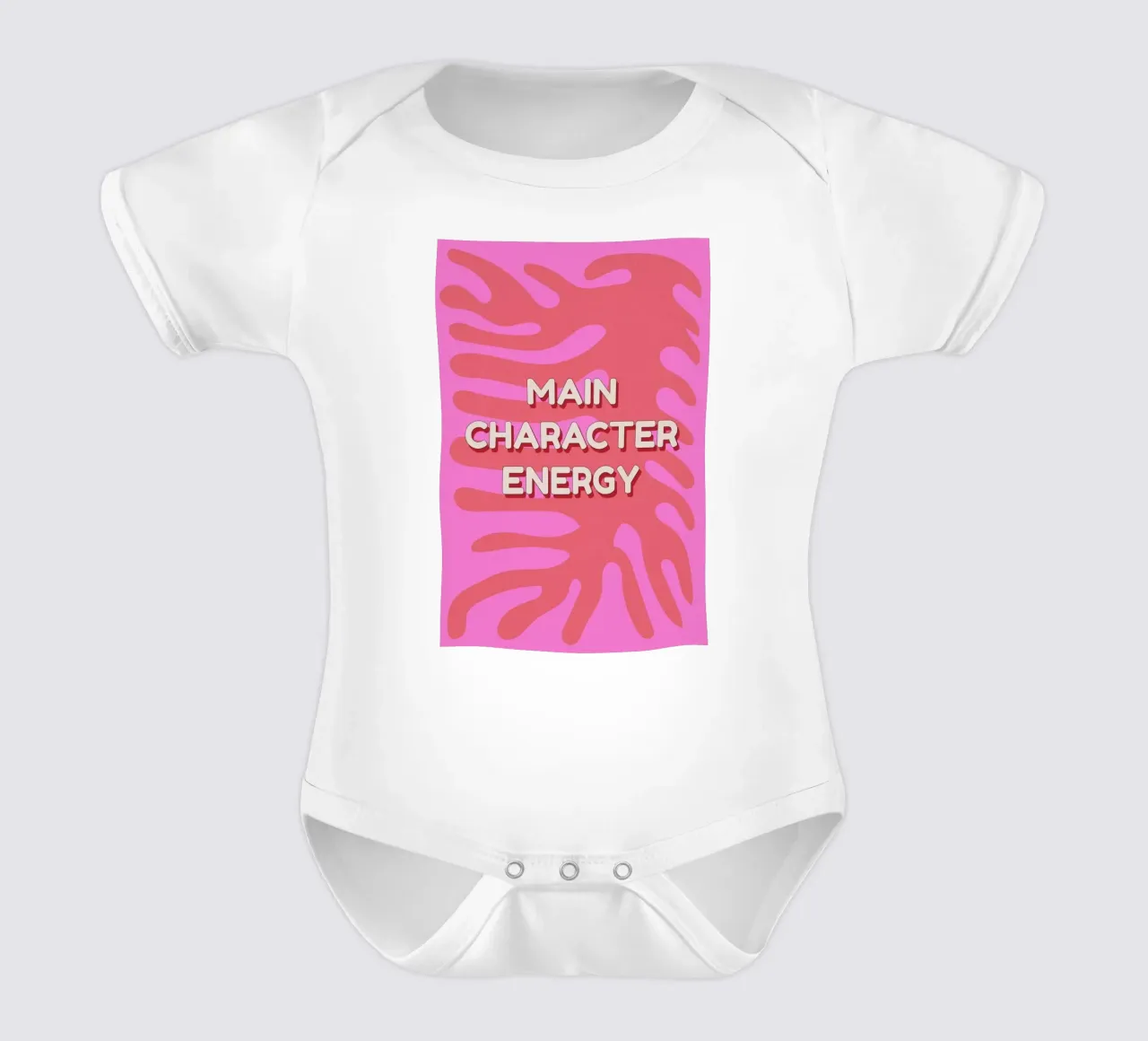 Main Character Energy body neonato maniche corte da Studio One