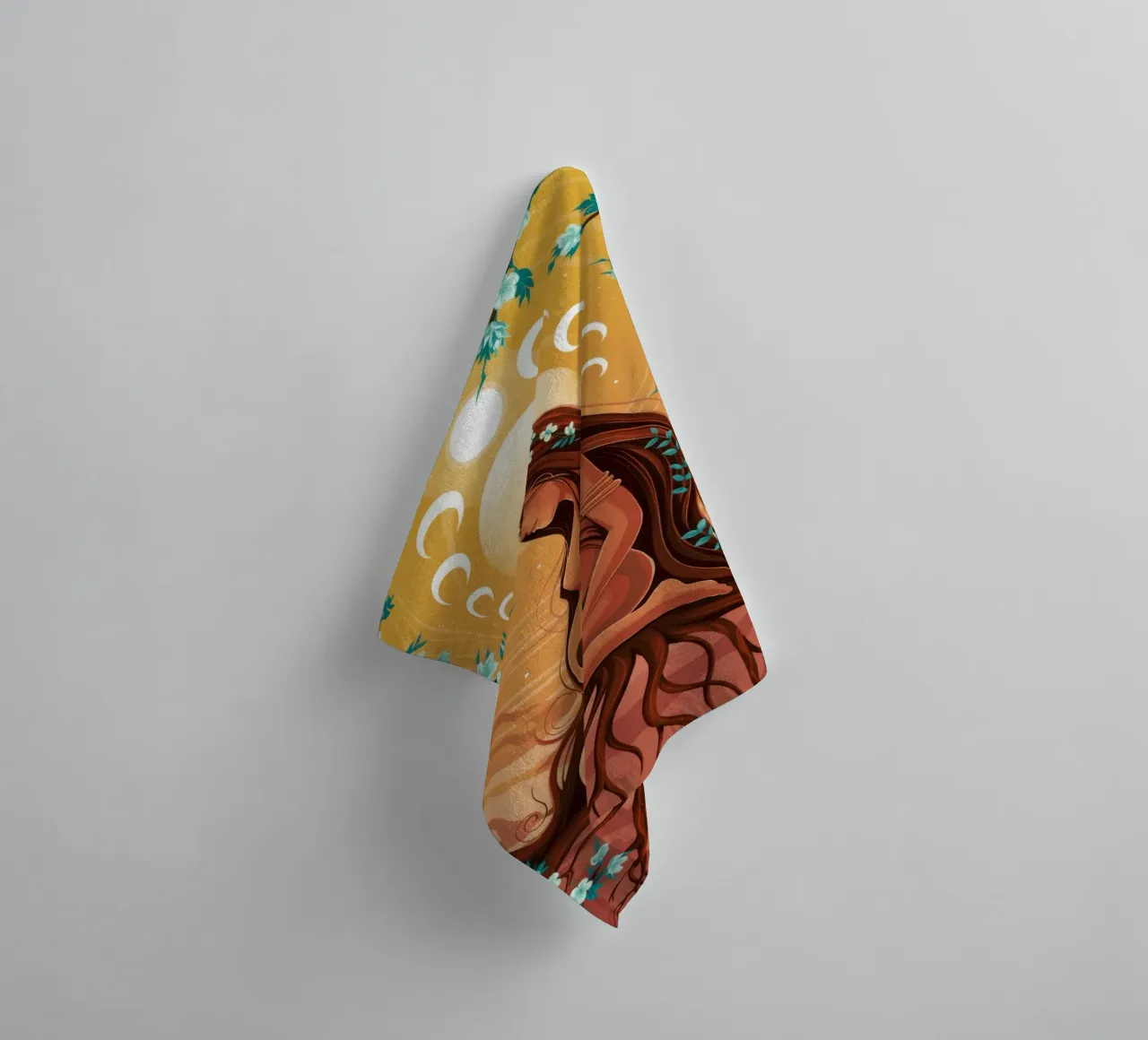 Hemelse Moeder badhanddoek van Silent Hue