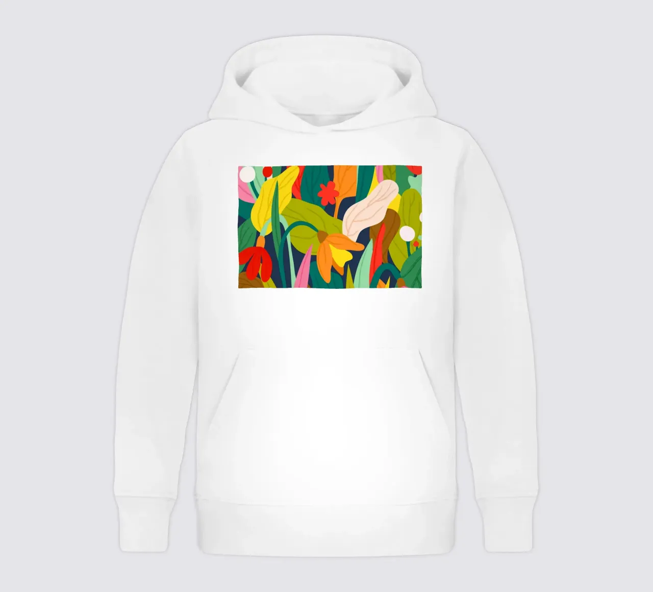 Botanical Symphony kids hoodie by Kintsugi99