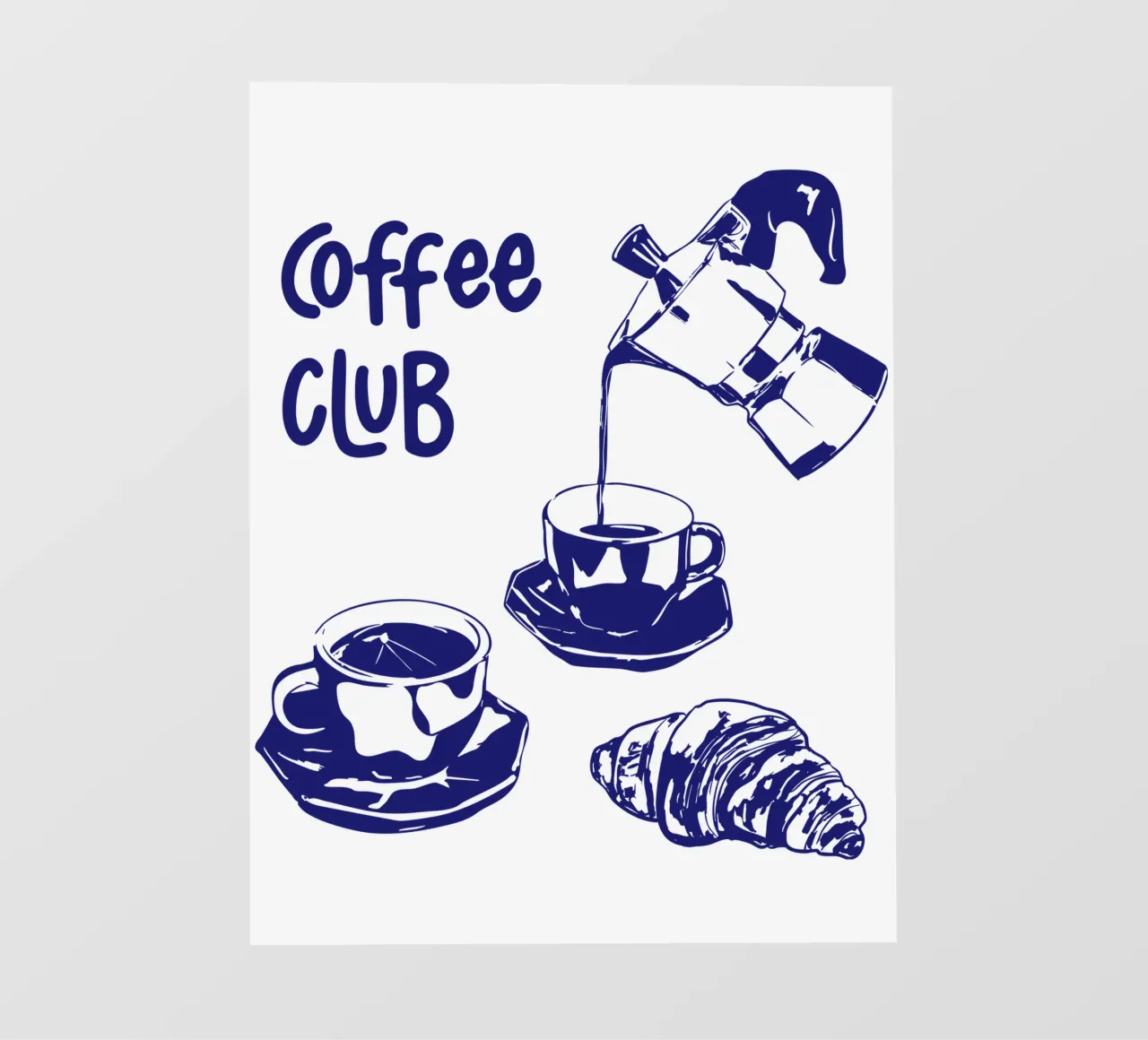 Club del caffè telo in pvc da EDMPROJECT