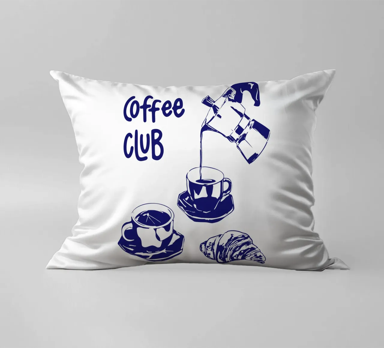 Koffie Club kussen van EDMPROJECT