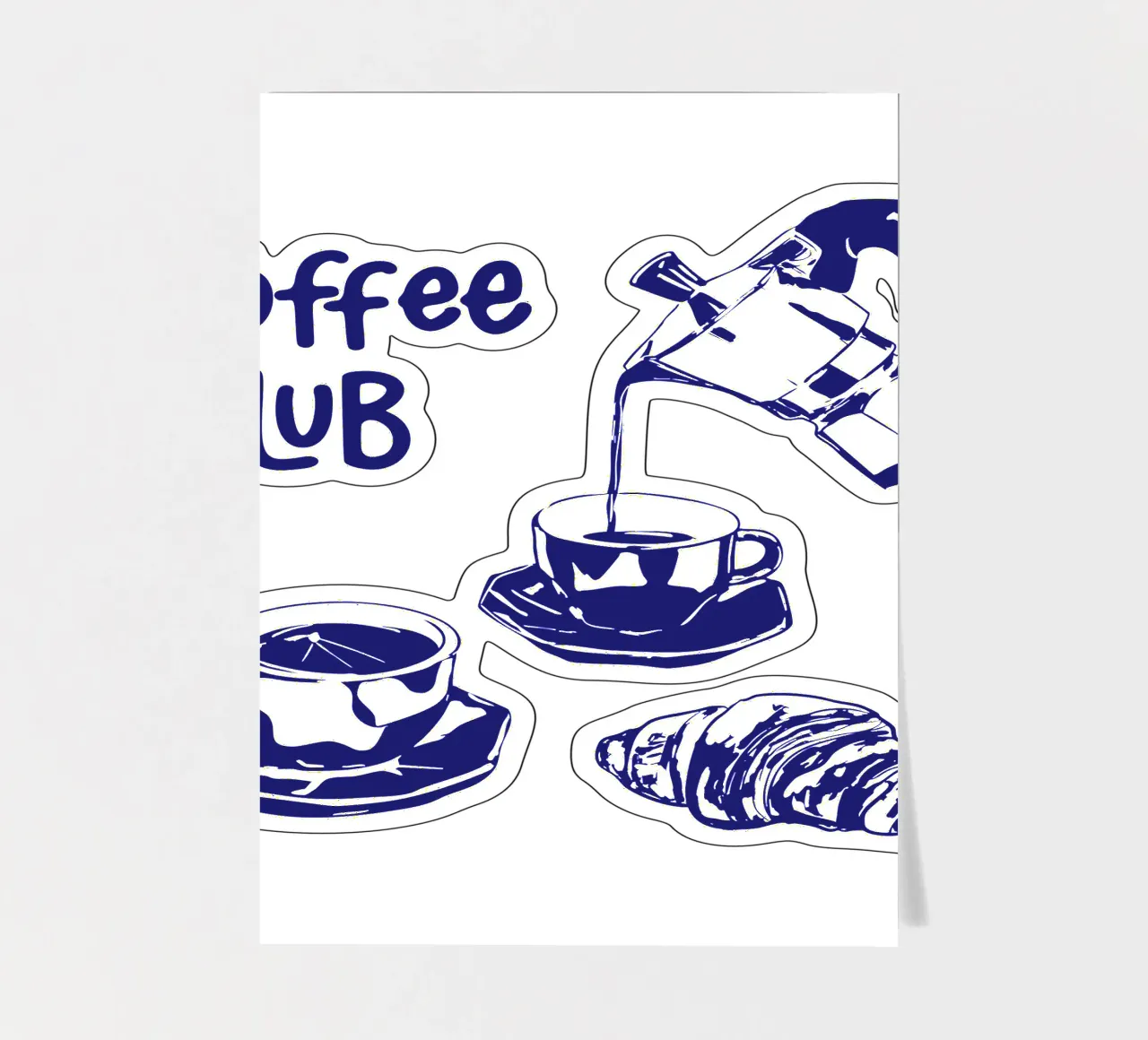 Coffee Club sticker sheet by EDMPROJECT